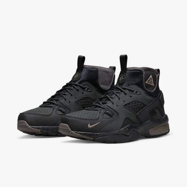 Men's Nike ACG Air Mowabb Sneakers Black / Olive Grey | NK380YHJ