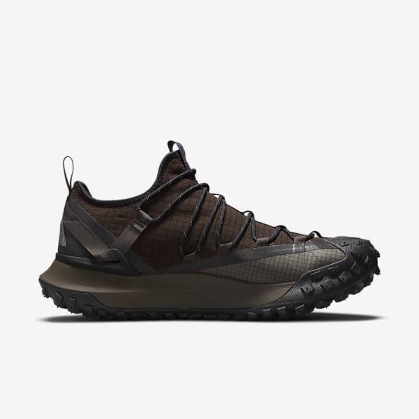 Men's Nike ACG Mountain Fly Low Sneakers Brown / Black | NK968QCA