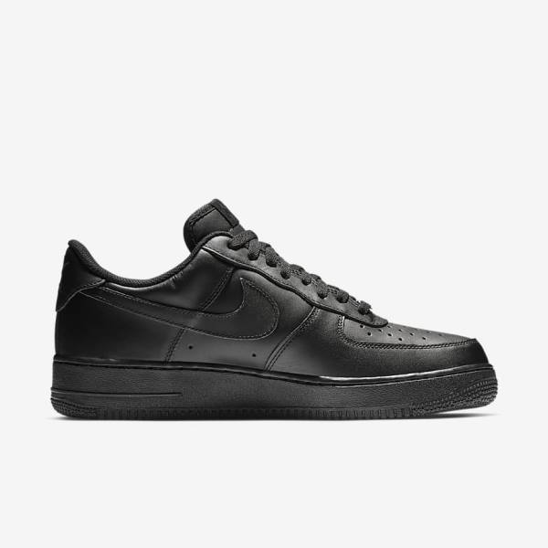 Men's Nike Air Force 1 07 Sneakers Black | NK627NYR