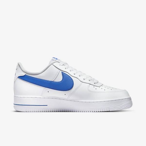 Men's Nike Air Force 1 07 Sneakers White / Royal | NK021MWV