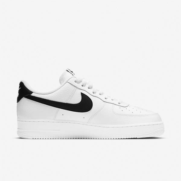 Men's Nike Air Force 1 07 Sneakers White / Black | NK498CAN