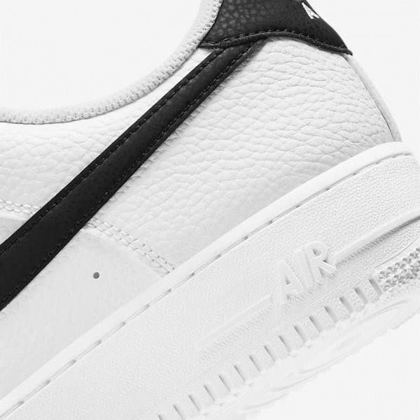 Men's Nike Air Force 1 07 Sneakers White / Black | NK498CAN