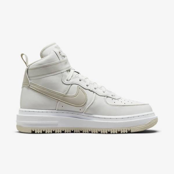 Men's Nike Air Force 1 Boot Sneakers White / Light Beige | NK873SMF