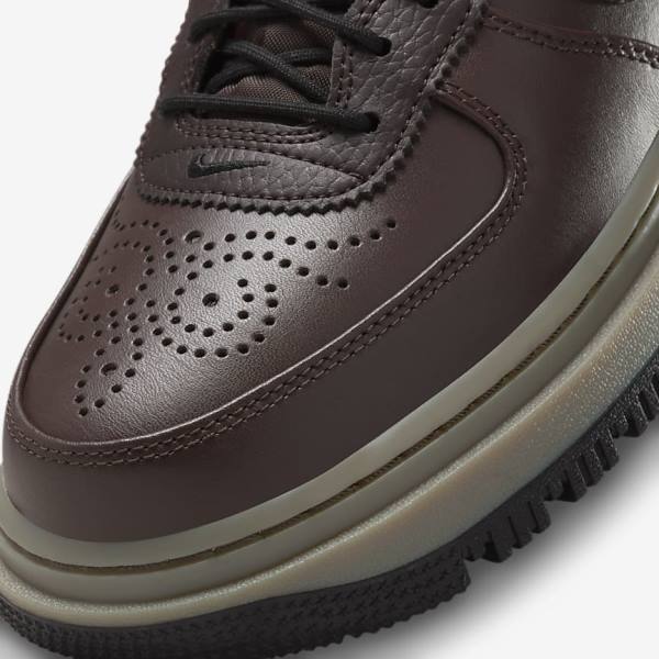 Men's Nike Air Force 1 Luxe Sneakers Brown / Black / Dark Brown | NK684VMK