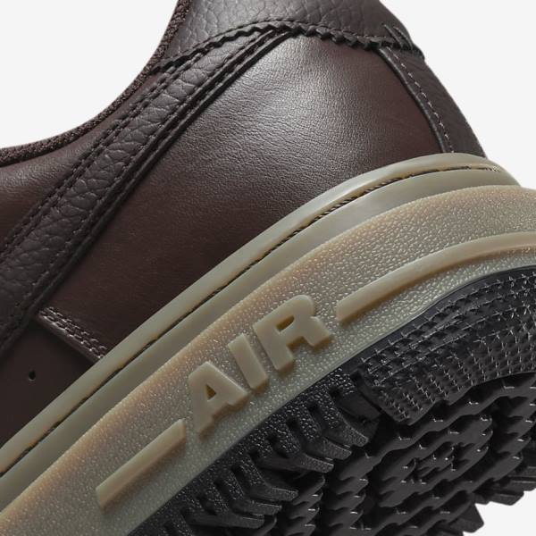 Men's Nike Air Force 1 Luxe Sneakers Brown / Black / Dark Brown | NK684VMK