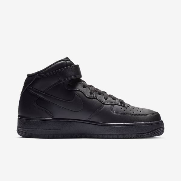 Men's Nike Air Force 1 Mid 07 Sneakers Black | NK907FWX