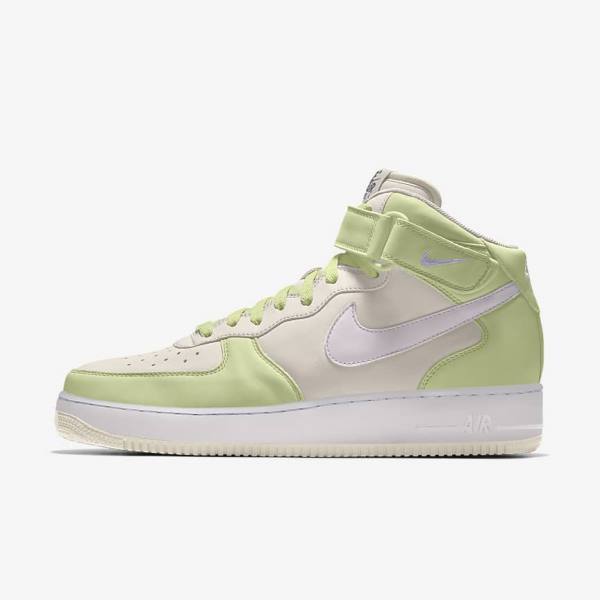 Men\'s Nike Air Force 1 Mid By You Custom Sneakers Multicolor | NK821ETW