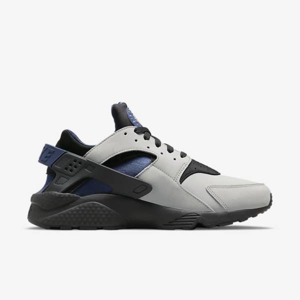 Men's Nike Air Huarache LE Sneakers Grey / Black / Navy | NK170LXJ