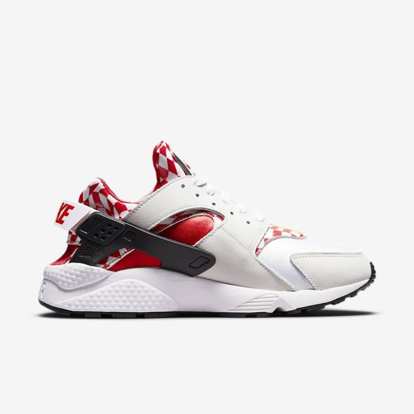 Men's Nike Air Huarache Premium Liverpool F.C. Sneakers White / Yellow / Red | NK152PMV