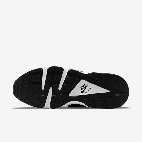 Men's Nike Air Huarache Sneakers Black / White | NK062VSO