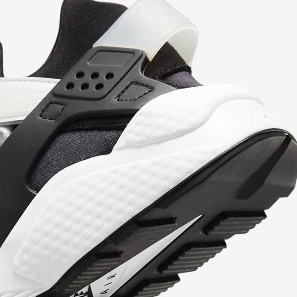 Men's Nike Air Huarache Sneakers Black / White | NK062VSO