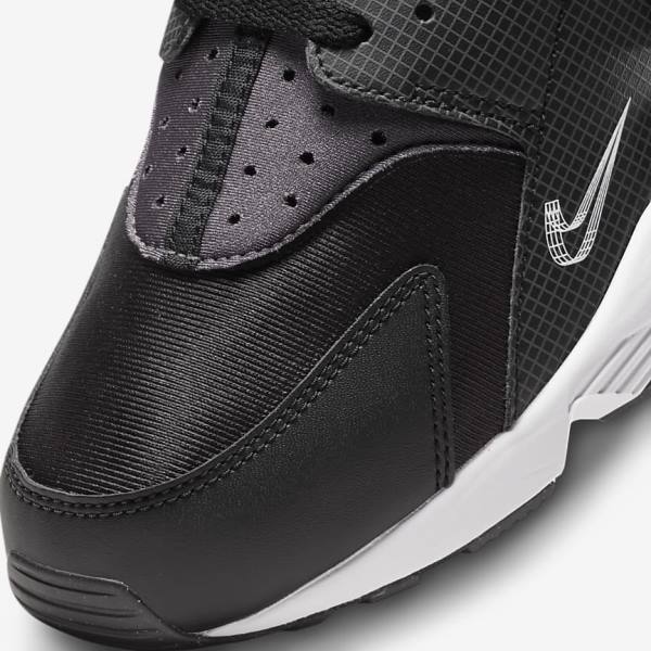 Men's Nike Air Huarache Sneakers Black / Orange / Grey / White | NK453JUR