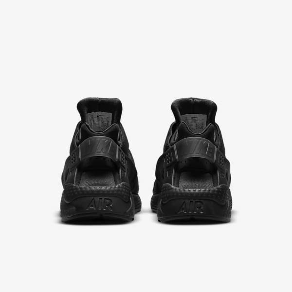 Men's Nike Air Huarache Sneakers Black / Dark Grey | NK902QDI