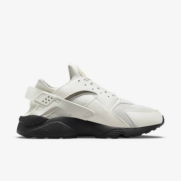 Men's Nike Air Huarache Sneakers Light Beige / Black / Silver / Gold | NK952ZOL