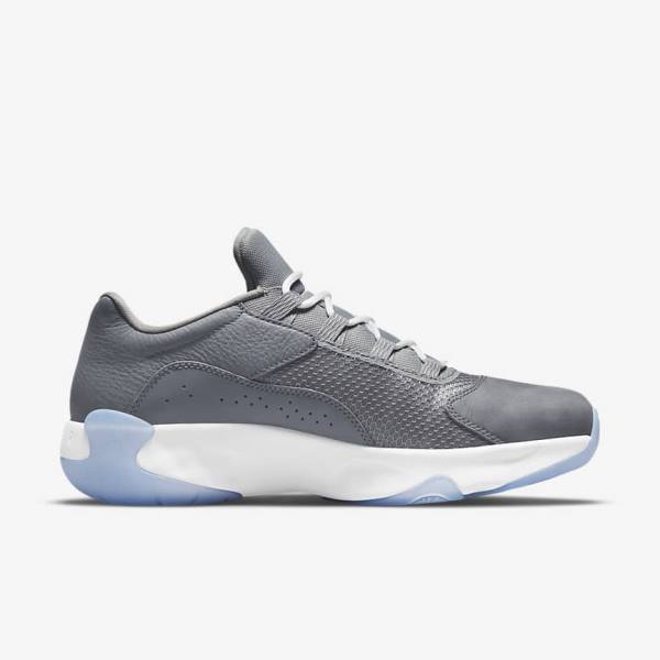 Men's Nike Air Jordan 11 CMFT Low Jordan Shoes Grey / White | NK479QCT