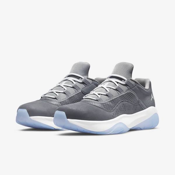 Men's Nike Air Jordan 11 CMFT Low Sneakers Grey / White | NK634ETL