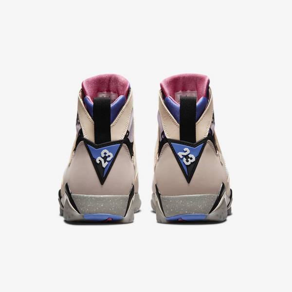 Men's Nike Air Jordan 7 Retro SE Jordan Shoes Blue / Black | NK796ECL