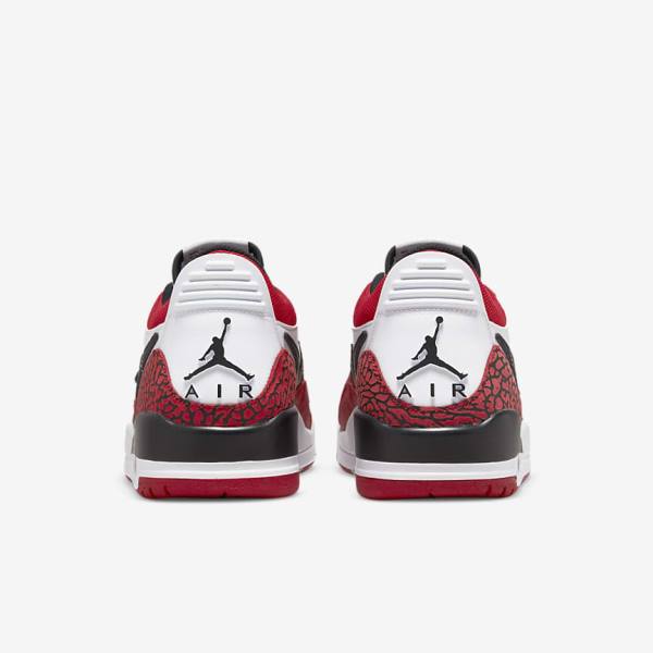 Men's Nike Air Jordan Legacy 312 Low Sneakers White / Red / Black | NK245DES