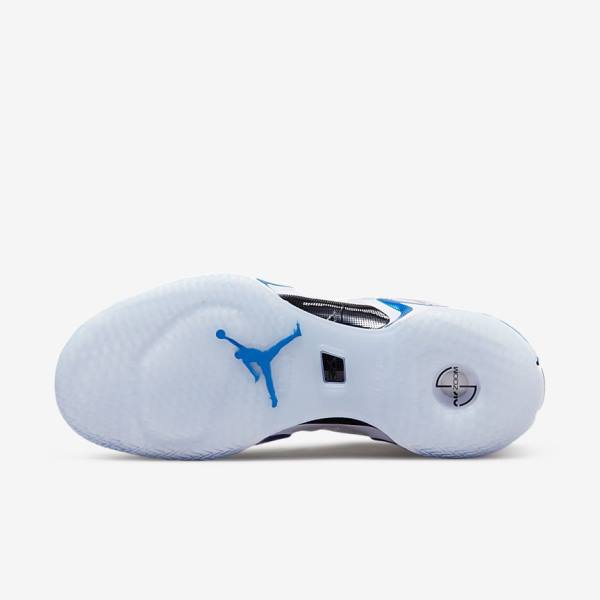 Men's Nike Air Jordan XXXVI Basketball Shoes White / Black / Blue | NK268KEA