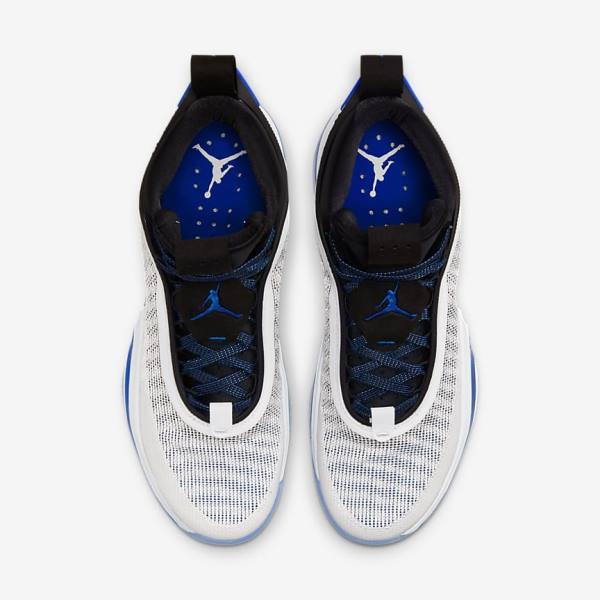 Men's Nike Air Jordan XXXVI Jordan Shoes White / Black / Blue | NK012WCK