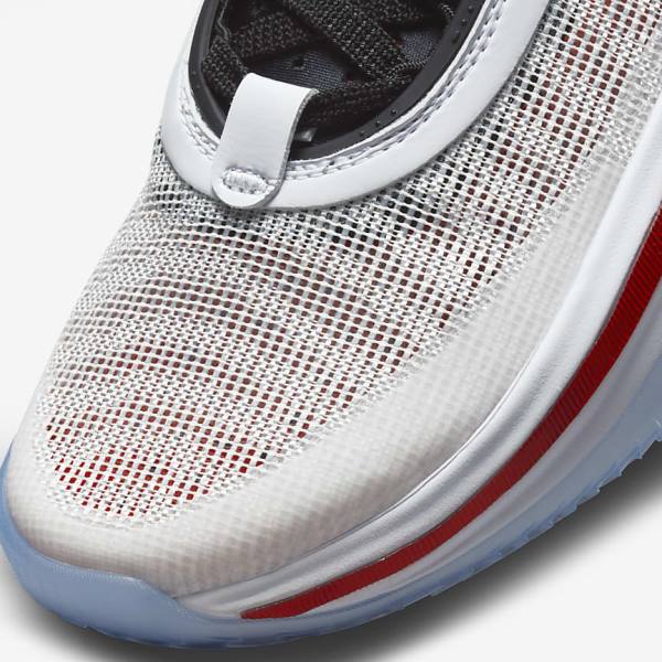 Men's Nike Air Jordan XXXVI Psychic Energy Jordan Shoes White / Black / Red | NK401PNZ