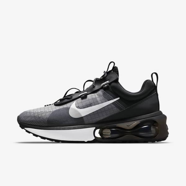 Men\'s Nike Air Max 2021 Sneakers Black / Grey / White | NK169HLV