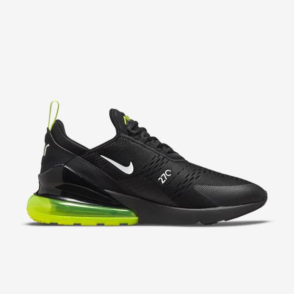 Men's Nike Air Max 270 Sneakers Black / Silver / White | NK532IKD