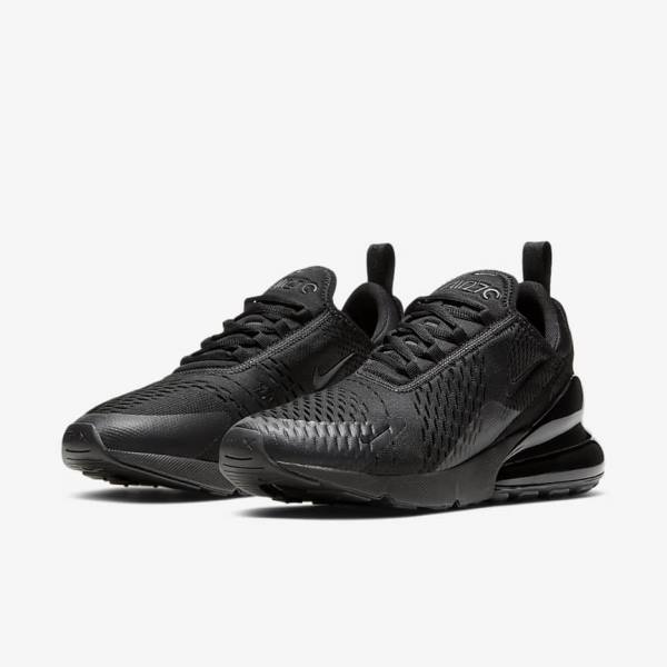 Men's Nike Air Max 270 Sneakers Black | NK576IDV