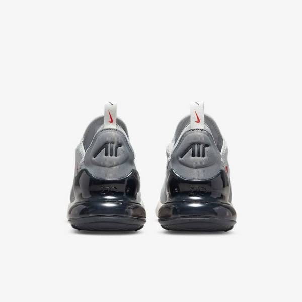 Men's Nike Air Max 270 Sneakers Grey / Orange | NK452PZT