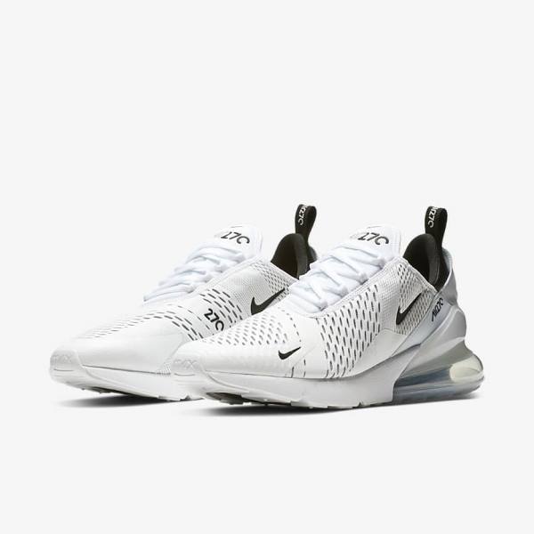 Men's Nike Air Max 270 Sneakers White / Black | NK681LFB