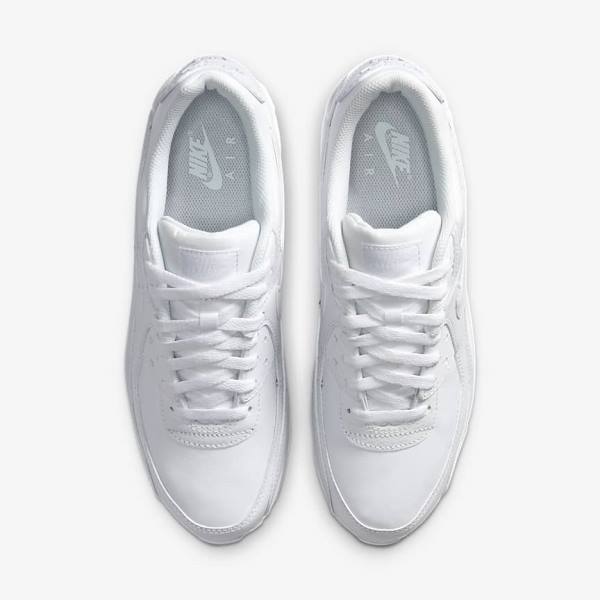 Men's Nike Air Max 90 LTR Sneakers White | NK569GMN