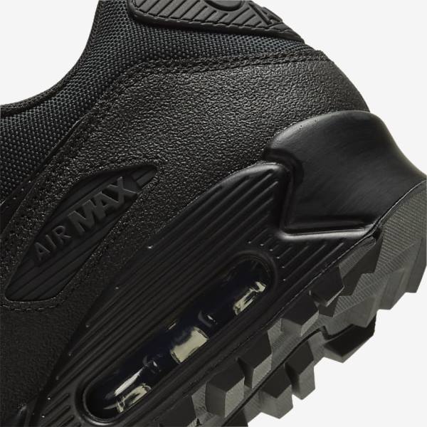 Men's Nike Air Max 90 Surplus Sneakers Black | NK895DWK