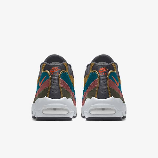 Men's Nike Air Max 95 By You Custom Sneakers Multicolor | NK029CFI