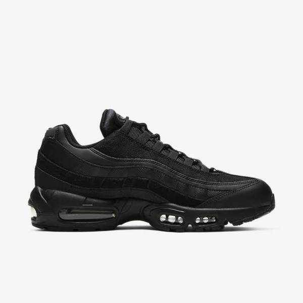 Men's Nike Air Max 95 Essential Sneakers Black / Dark Grey | NK328FMS