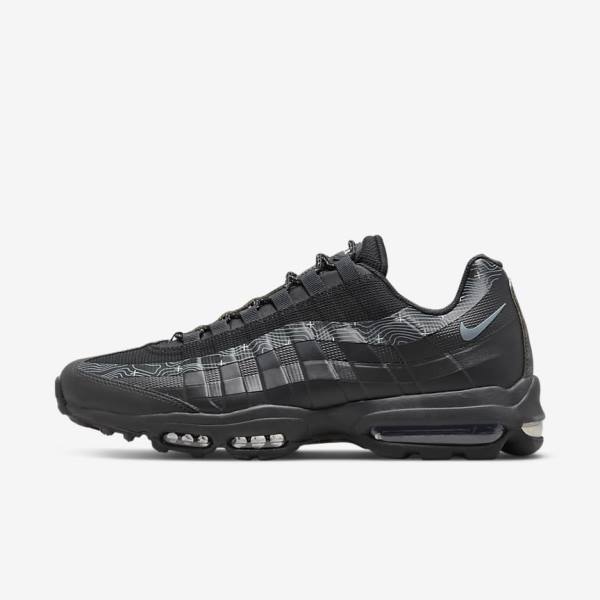 Men\'s Nike Air Max 95 UL Sneakers Black / Grey / White / Grey | NK150PKS