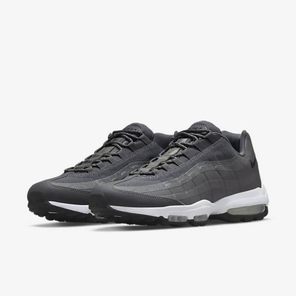 Men's Nike Air Max 95 UL Sneakers Grey / White / Black | NK237JHE