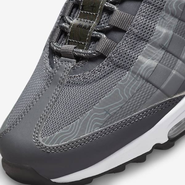 Men's Nike Air Max 95 UL Sneakers Grey / White / Black | NK237JHE