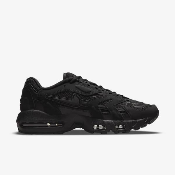 Men's Nike Air Max 96 2 Sneakers Black | NK846NOQ