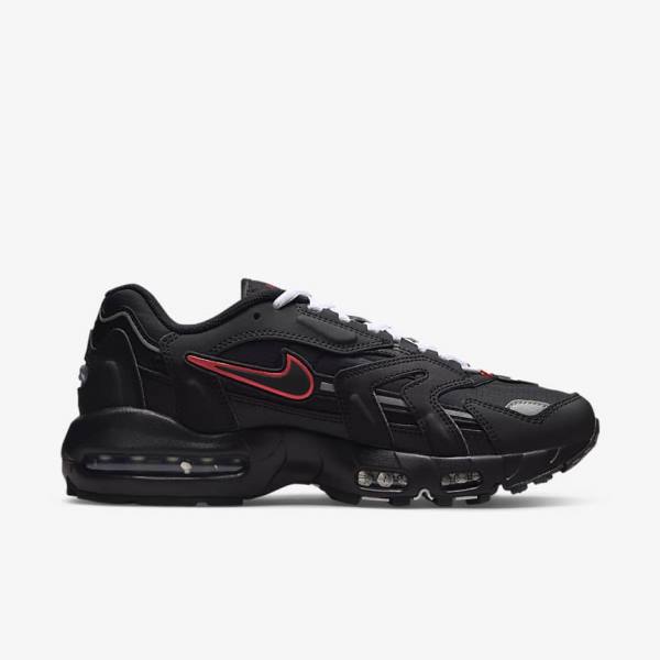 Men's Nike Air Max 96 II Sneakers Black / Red / White | NK945PIW