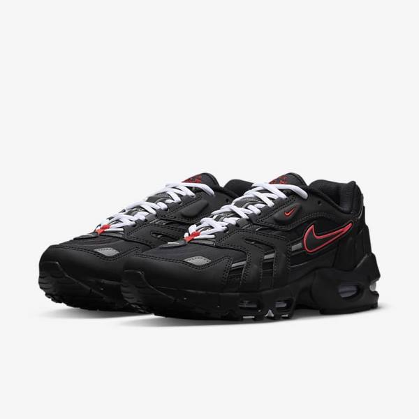 Men's Nike Air Max 96 II Sneakers Black / Red / White | NK945PIW