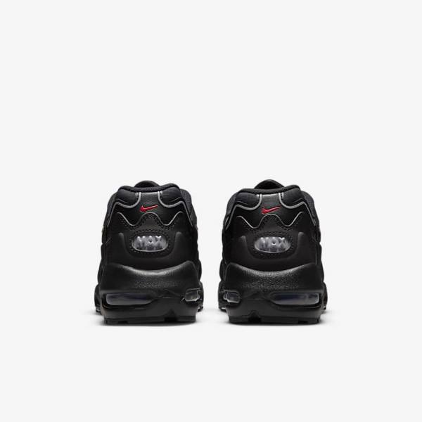 Men's Nike Air Max 96 II Sneakers Black / Red / White | NK945PIW