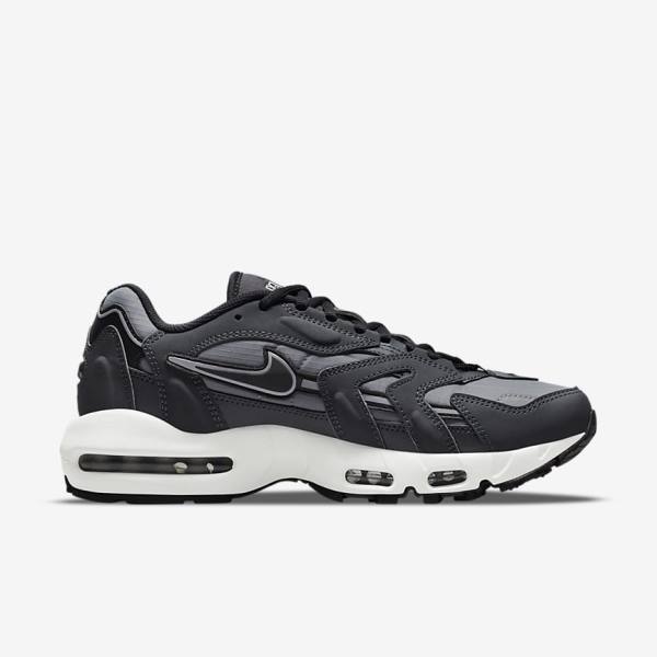 Men's Nike Air Max 96 II Sneakers Grey / Dark Grey / White / Black | NK043RDU