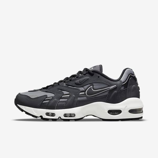 Men\'s Nike Air Max 96 II Sneakers Grey / Dark Grey / White / Black | NK043RDU