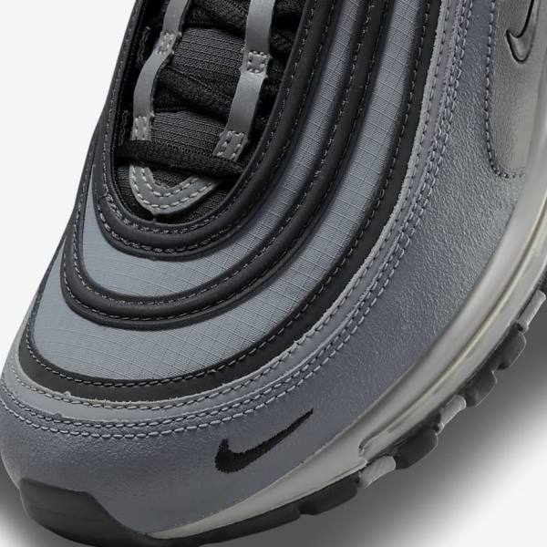 Men's Nike Air Max 97 Sneakers Grey / Dark Grey / Black | NK982EYW