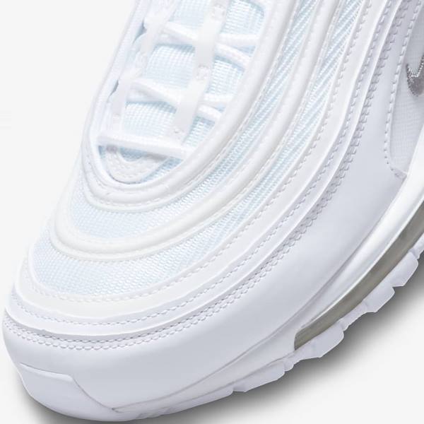 Men's Nike Air Max 97 Sneakers White / Black / Grey | NK650GCF