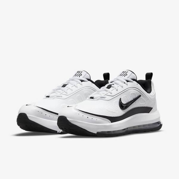 Men's Nike Air Max AP Sneakers White / Light Red / Black | NK731JHG