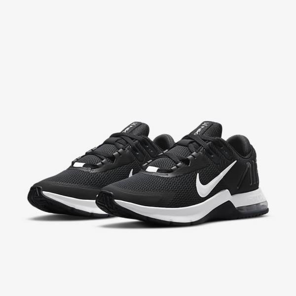 Men's Nike Air Max Alpha Trainer 4 Training Shoes Black / Dark Grey / White | NK418XLE