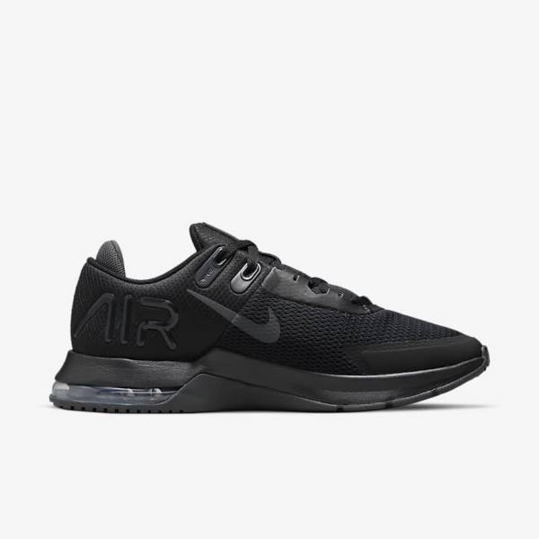 Men's Nike Air Max Alpha Trainer 4 Training Shoes Black / Dark Grey | NK714UIJ