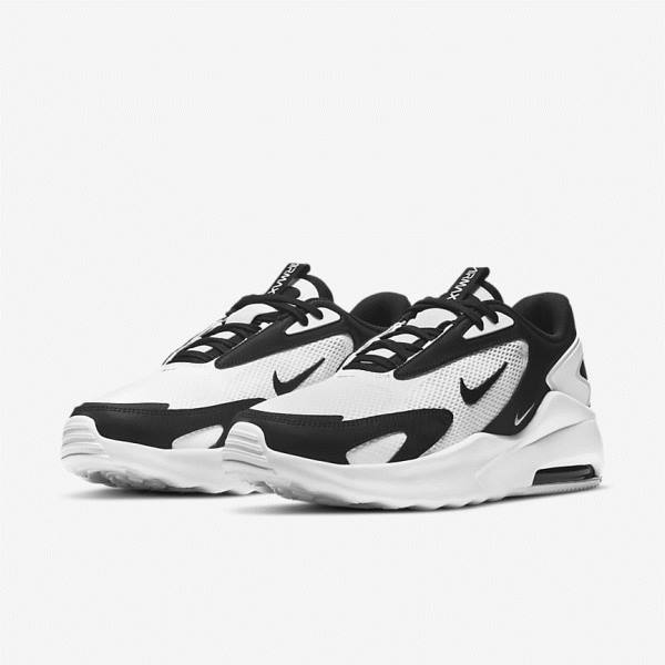 Men's Nike Air Max Bolt Sneakers White / Black | NK023CUN