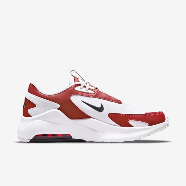 Men's Nike Air Max Bolt Sneakers White / Red / Black | NK274PMU